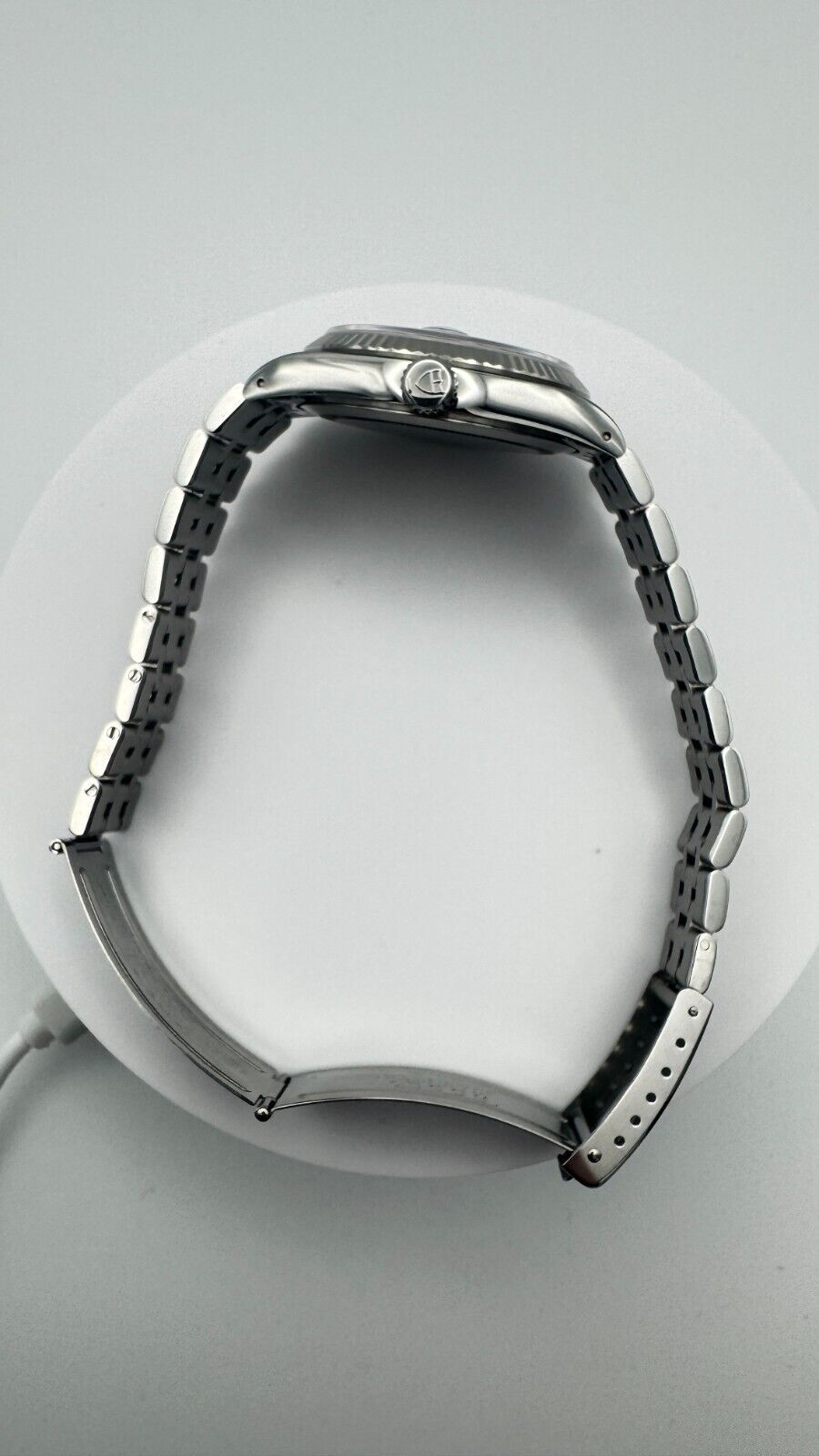 Tudor Prince Date+Day 36mm Black Dial President Armbanduhr Silber (Ref. 76214)