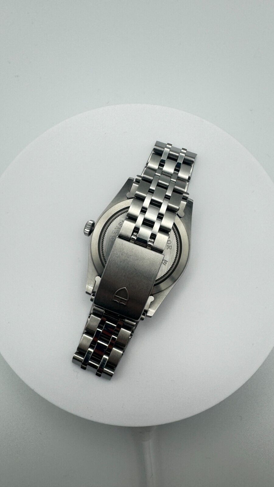 Tudor Prince Date+Day 36mm Black Dial President Armbanduhr Silber (Ref. 76214)